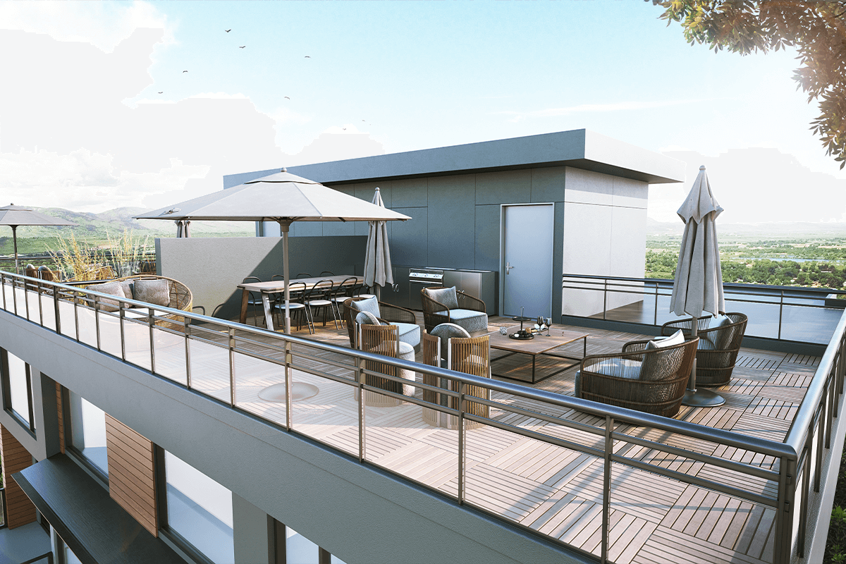 Investing in Lakefront Real Estate Patio Image